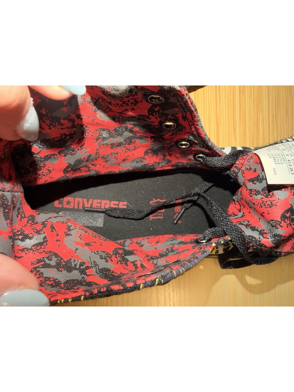 Converse All Star Chuck Taylor's The Dark Knight Rises Bane Men 8 Women 10 Shoe - Picture 12 of 16